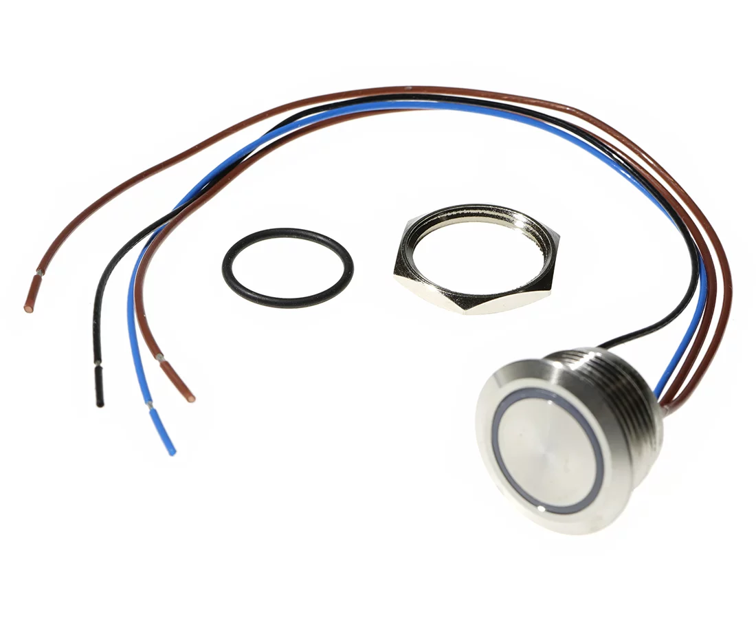 Przełącznik wandaloodporny; W19F1SEB12/S wires