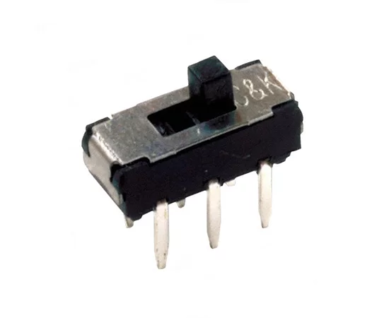 Slide switches 0.3A/6V ON-ON Thru-Hole C&K JS202011CQN