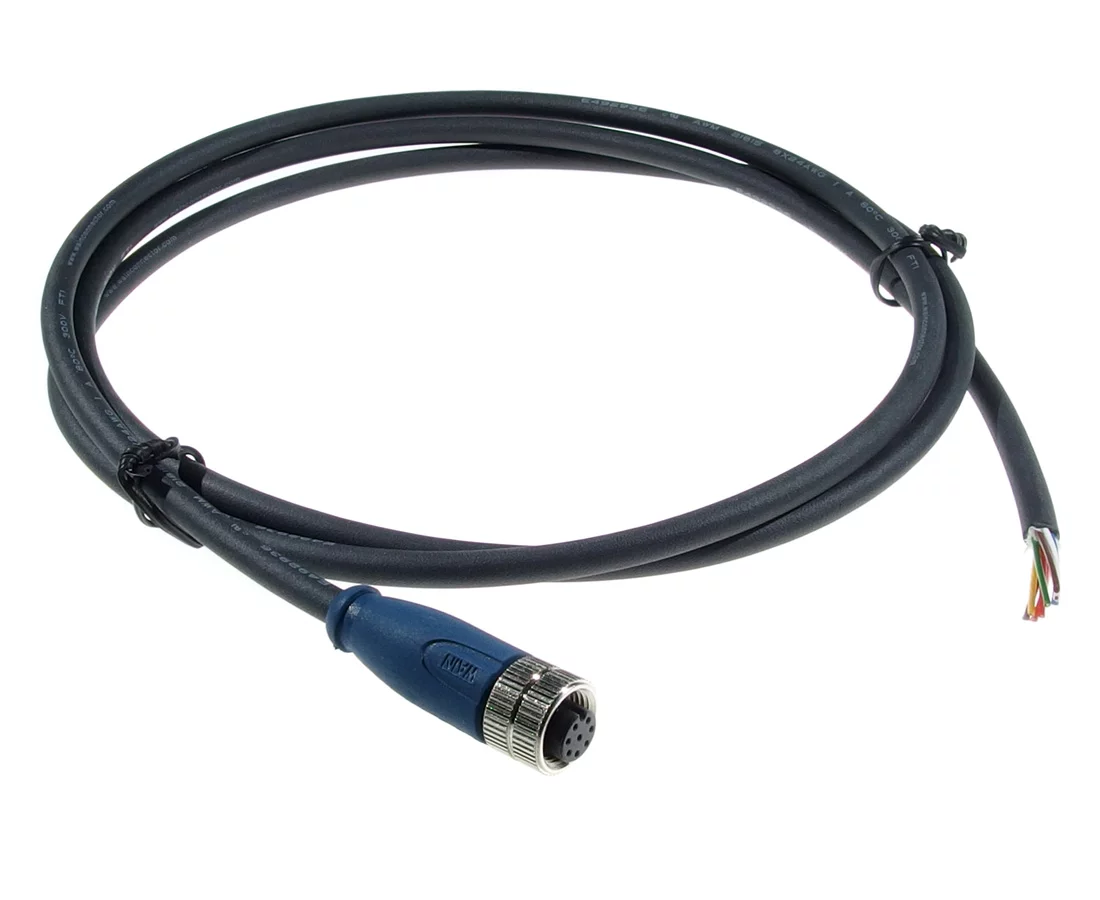 M12-F08A-T-1.5-PUR&nbsp;WAIN&nbsp;M12&nbsp;type&nbsp;connector