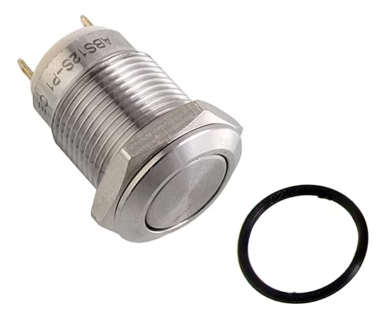 Vandal proof push button switch; W12F11/S