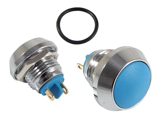 Vandal proof push button switch; W12P10R/Cbl