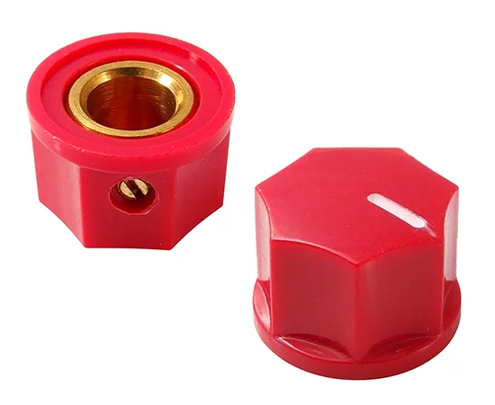 5007-5 (15x10,5) red RoHS || Knob; dimensions: 10,5x15mm