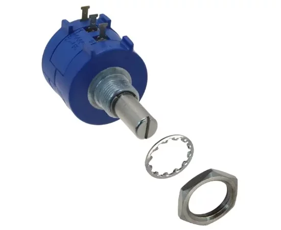 Multiturn precision wirewound potentiometer; 3590; 10kR; metal shaft