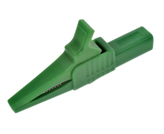 27.262.4.N QJAC003GR-N Green RoHS || 27.262.4.N AMASS Crocodile clip