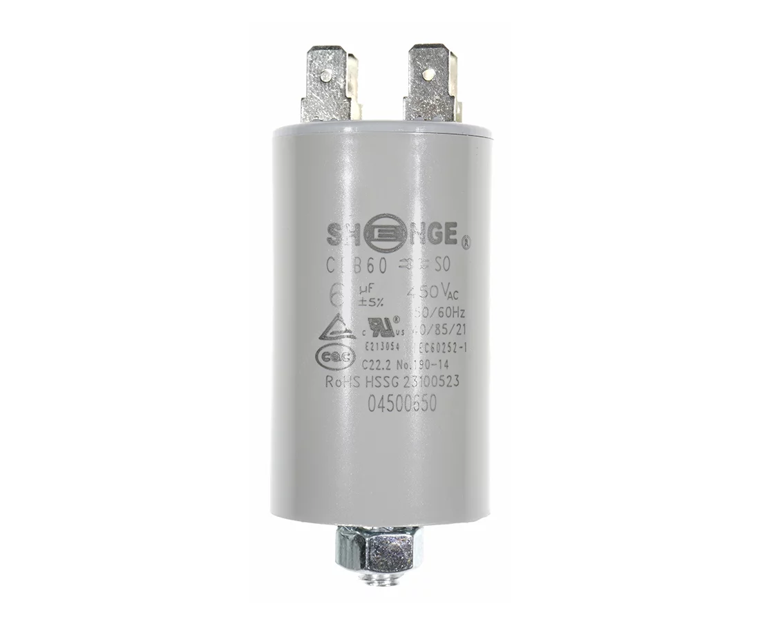 CBB60 35*60M8 250# 6uF/450VAC SHENGE Motor starting capacitor