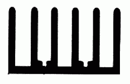 Heatsink; profil DY-KR