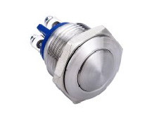 Vandal proof push button switch; W16B10/S