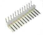 male, angled, PCB, 12 pin, pitch 3,96mm, tinned, white colour