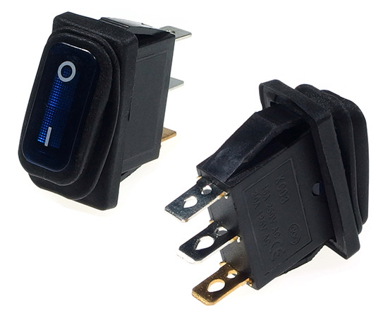MIRS101-3wbbl; illuminated; rocker switch;