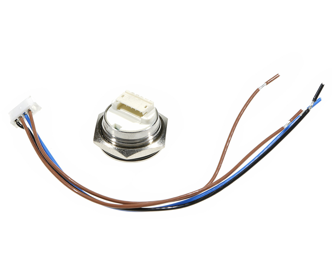 Vandal proof push button switch; W16F1SEB24/S wiresL