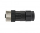 M12 type connector, WAIN M12-F08A-T-D8, female, number of contacts: 8