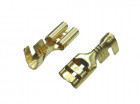 Push-on terminal female 4,8/F-1 4.8x0.8mm, non-insulated, for cable Φ0.3-1mm