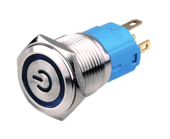 Vandal proof push button switch; W16F11EB12/S power