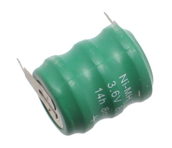 ACCU 80mAh 3,6V Ni-MH 2pin LP