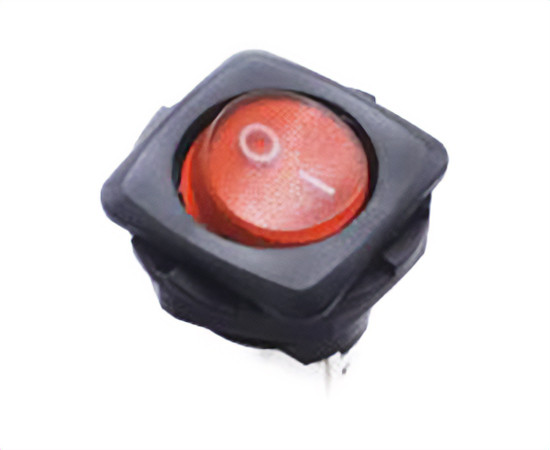 KCD8-101NA2ACBR3 AC220; illuminated; rocker switch;