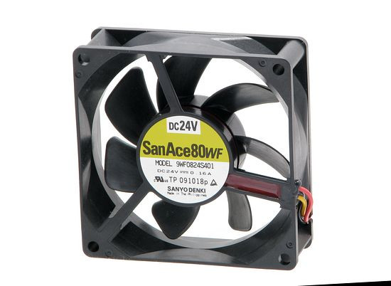 cooling fan.Sanyo Denki 9WF0824S401 San Ace 80WF;24V; 80x80x25mm