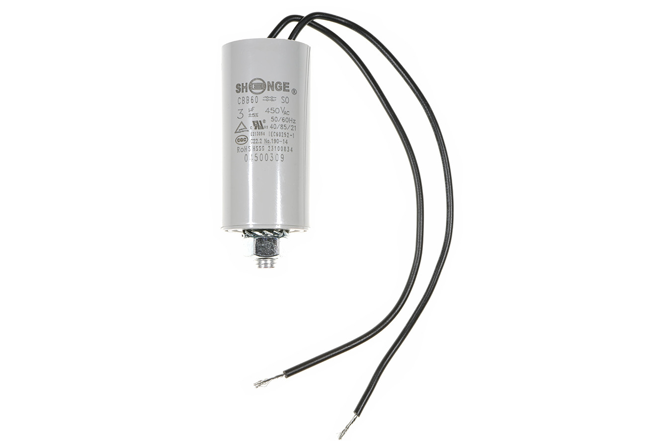 CBB60 28*55M8 UL1015 3uF/450VAC SHENGE Anlaufkondensatoren für Motoren