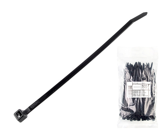 Kabelbinder Standard 160x4,8mm schwarz