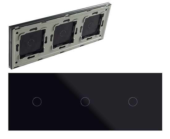 Panel duży szklany 1G1G1G (na trzy puszki)