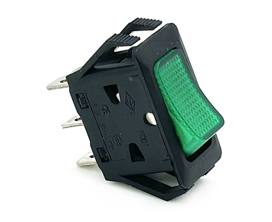 KCD1-102F2BCBG; przełącznik klawiszowy;