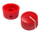 Knob 12,3x20,5mm; shaft diameter: 6,4mm; red