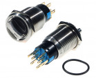 Vandal proof push button switch; W19K3EB12/S