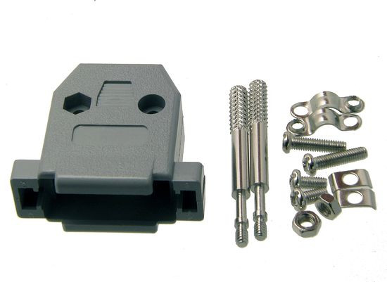 D-Sub plastic housing 15 pin, bolted