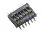 SOP06E SAB dip-switch IC type, 6 contacts, SMD montage p. 1.27mm