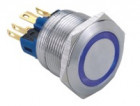 Vandal proof push button switch; W22F11EB12/S
