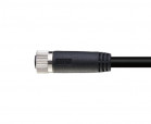 M8 type connector, WAIN M8-F03-T-1.5-PVC, female, angled, number of contacts: 3