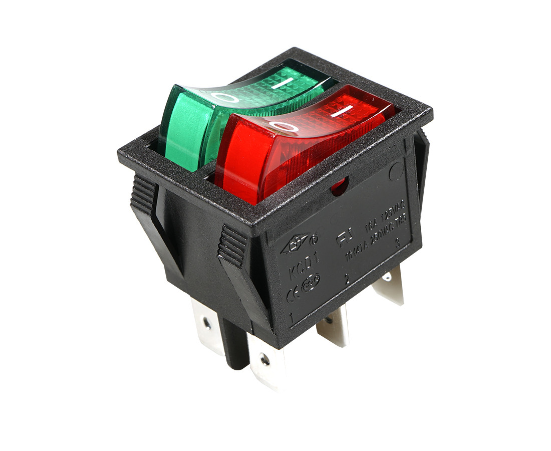 KCD1-201NB3ACBG3/R3 AC220; illuminated; rocker switch;