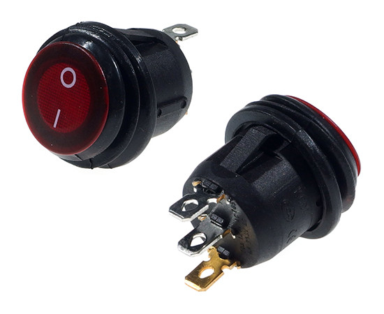 IRS101-6r; illuminated; rocker switch;