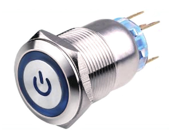 Vandal proof push button switch; W19F11EB12/S power