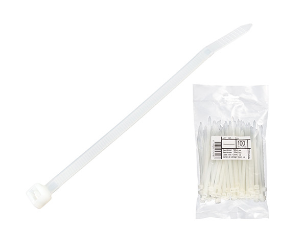 Cable tie standard 120x4.8mm white