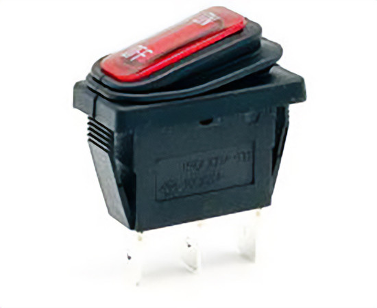 KCD1-101NA4AFBR5 AC220; illuminated; rocker switch;