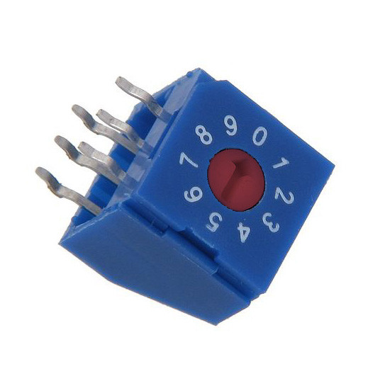 R9310C0Y SAB Rotary Coded Switch DEC/BCD, 10 positions | Micros
