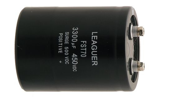 FST70 3300uF 450V 77x100mm screw type, LEAGUER