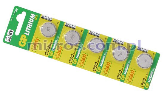 CR2032 blister 5pcs