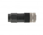 M8 type connector, WAIN M8-F04-T-D5, female, number of contacts: 4
