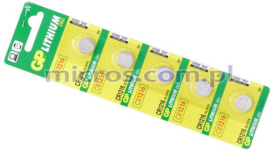 CR1216 blister 5pcs