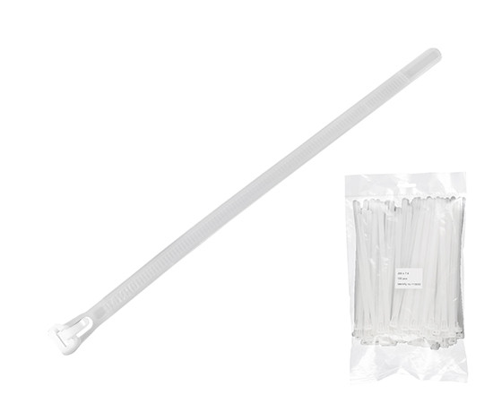 Cable tie with possibility of opening 200x7.6mm white