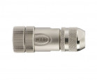 M12 type connector, WAIN M12-F08A-T-D8-SH, female, number of contacts: 8