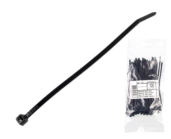 Cable tie standard 140x3.6mm black