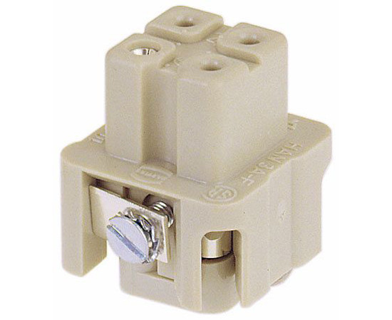 Insert with female contacts HAN A, size 3A