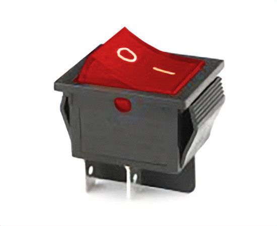 KCD2-201NA1ACBR3 AC220; illuminated; rocker switch;
