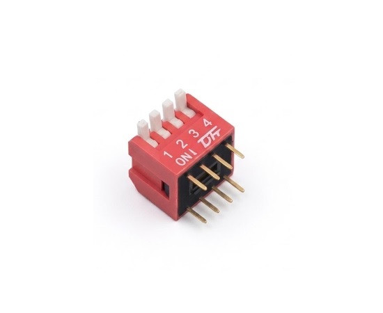 KF1002-04P-R3GLG-DFT-02B Red RoHS || KF1002-04P-R3GLG-DFT-02B KAIFENG Dip-Schalter