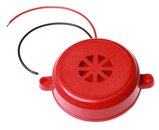 Φ55,5mm, 24V, 90dB, ton alarmowy, czerwony
