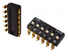 DIS08G01 SAB dip-switch 8 contacts, SMD montage p. 2,54mm