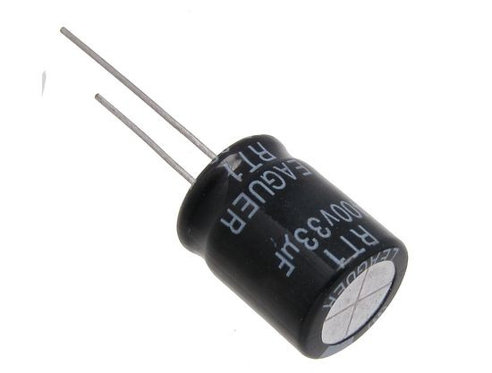 RT1 1000uF 35V 10x20mm LEAGUER Electrolytic capacitor