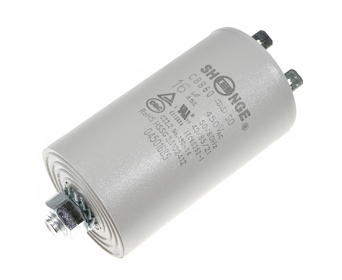 CBB60 40*70M8 250# 16uF/450VAC SHENGE Motor starting capacitor